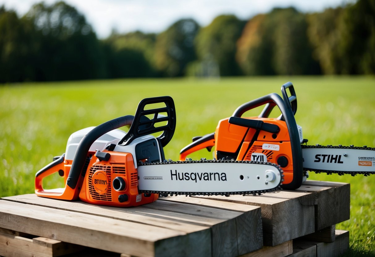 A comparison of practical aspects and versatility between Husqvarna and Stihl chainsaws